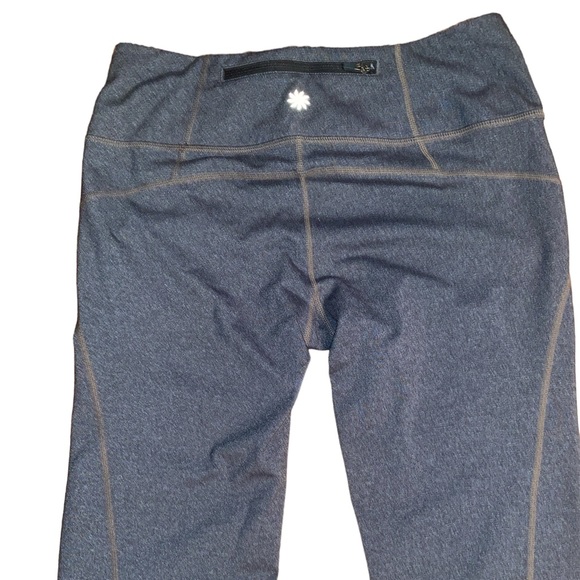 Athleta Power Kick Gray Flared Yoga Pants Leggings - S - Picture 6 of 11